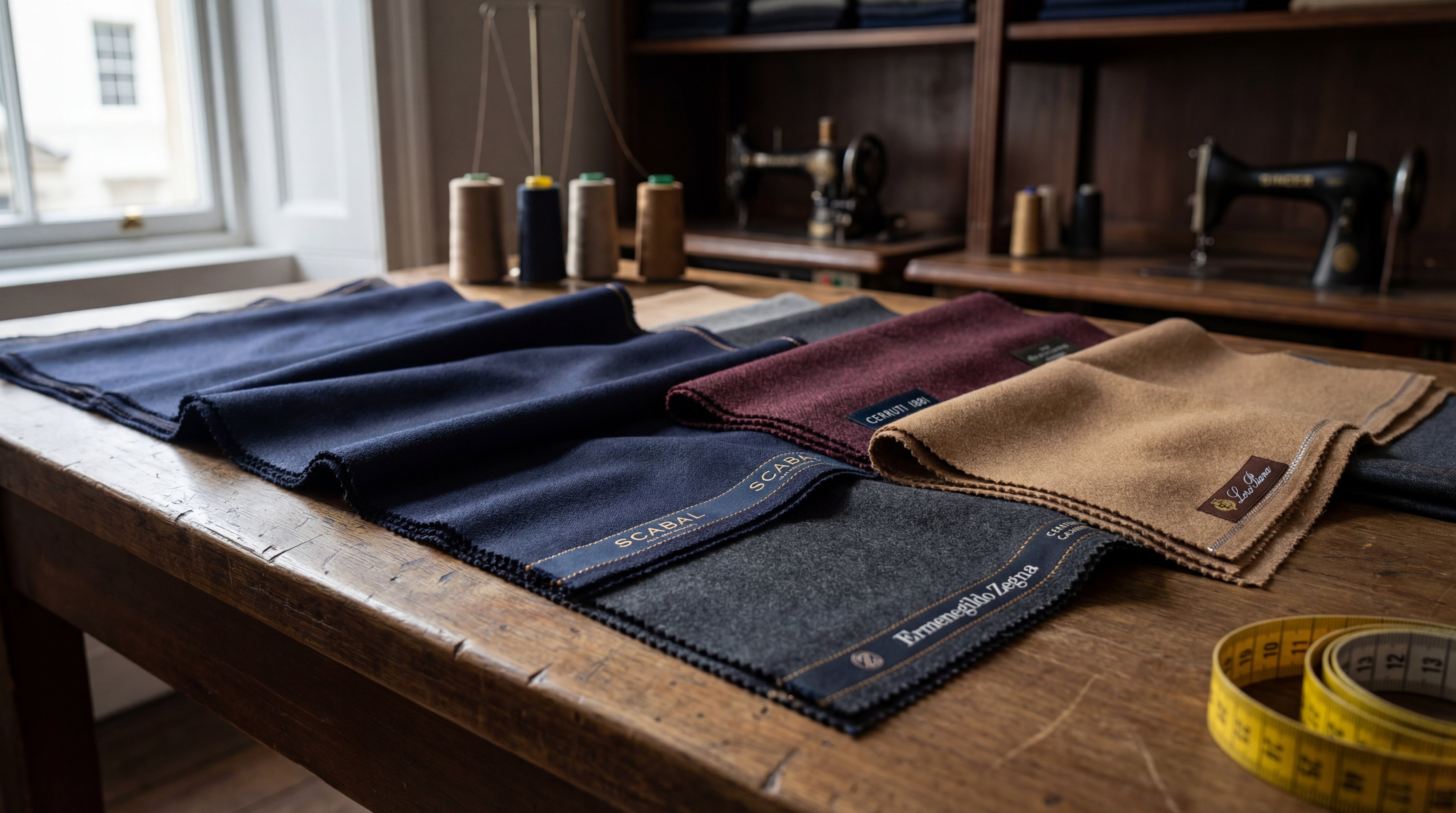 Premium Fabrics for CMT Tailoring: Scabal, Zegna, Cerruti & Loro Piana Guide