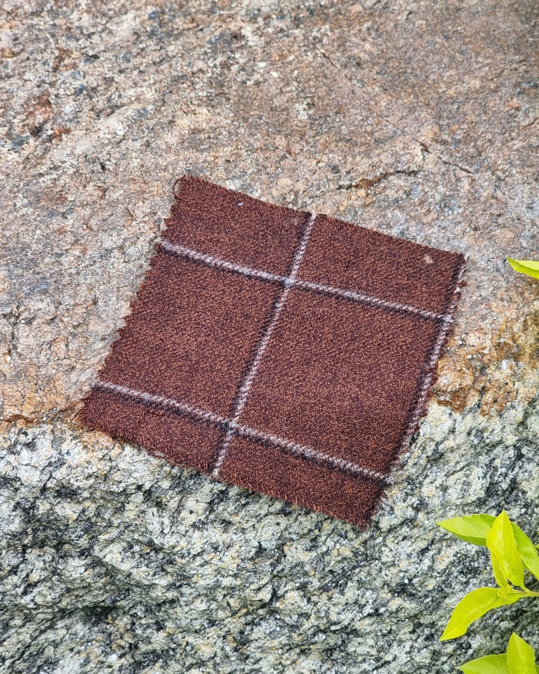 Chocolate Windowpane Tweed Blazer - Additional view 3