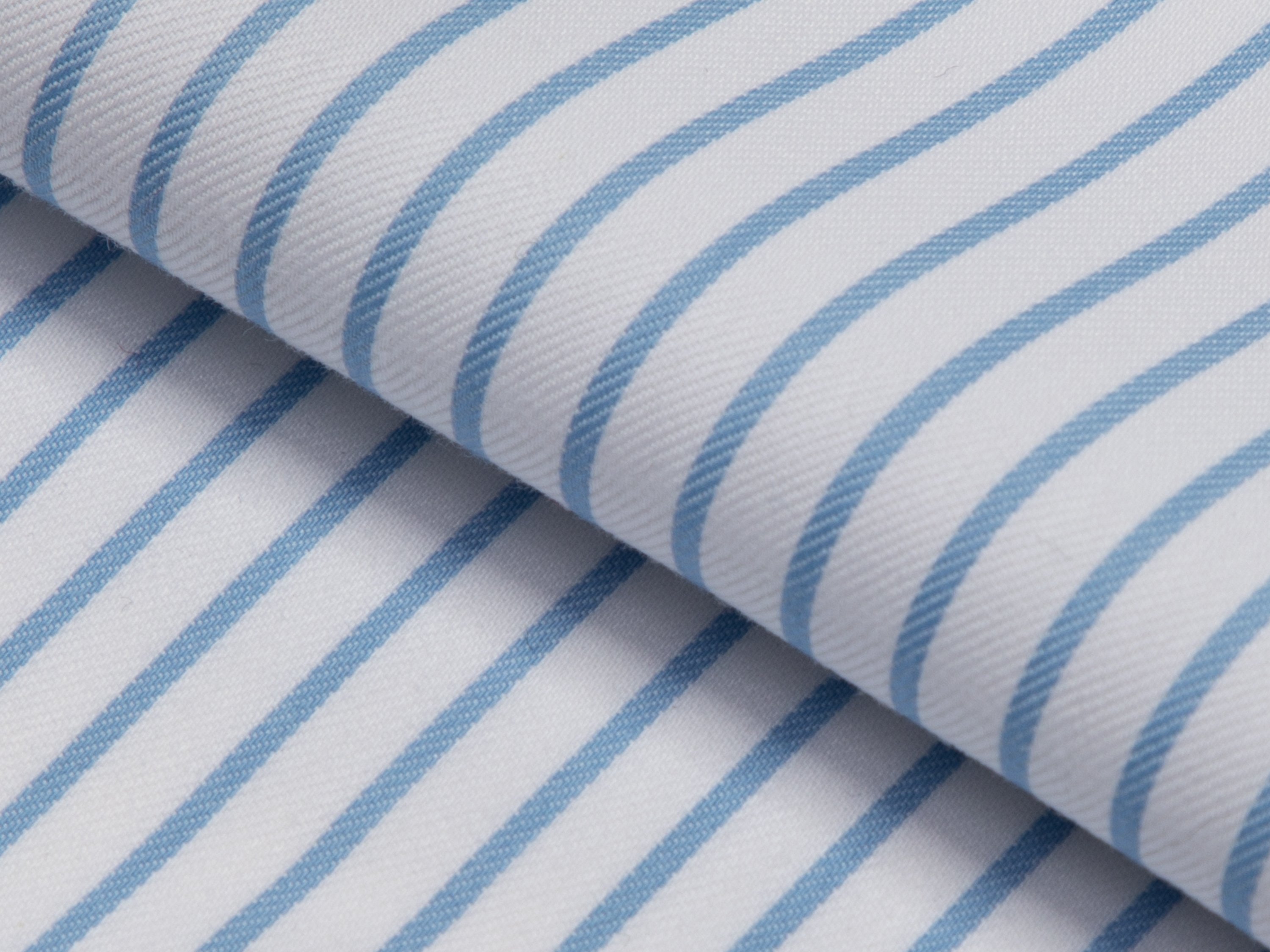 Light Blue Bengal Stripe Cotton Shirt - Additional view 2