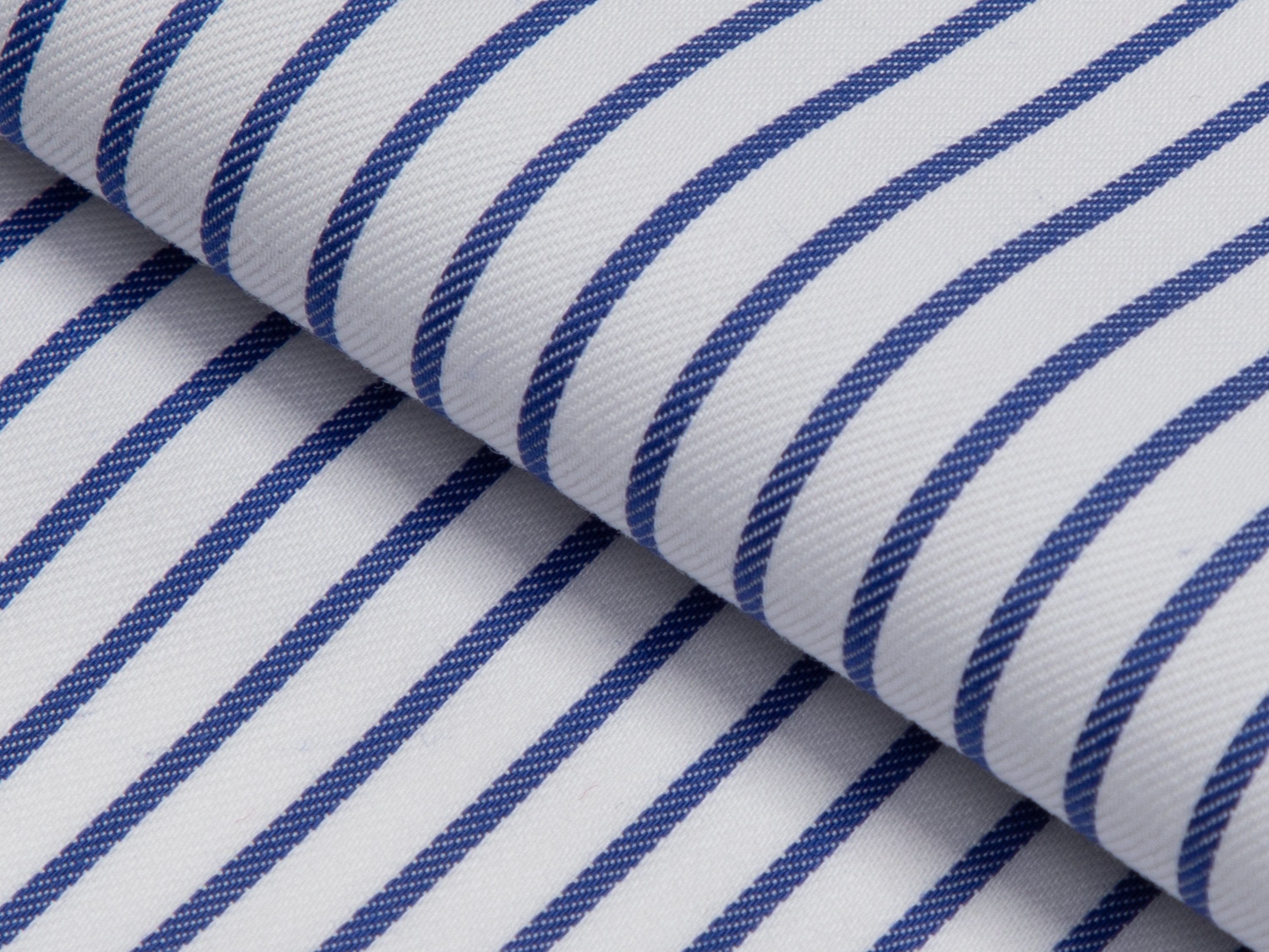 Navy Bengal Stripe Cotton Shirt - Additional view 1