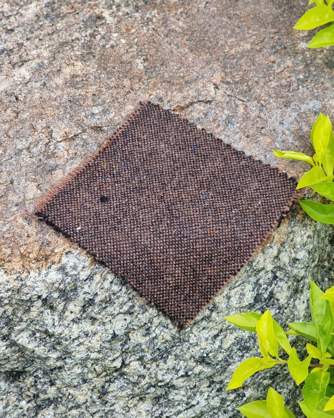 Chocolate Plain Weave Tweed Blazer - Additional view 1