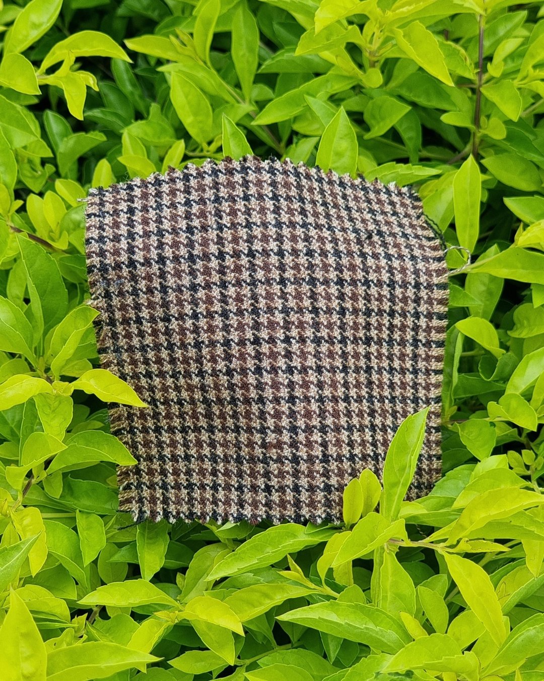 Brown Houndstooth Tweed Blazer - Additional view 2