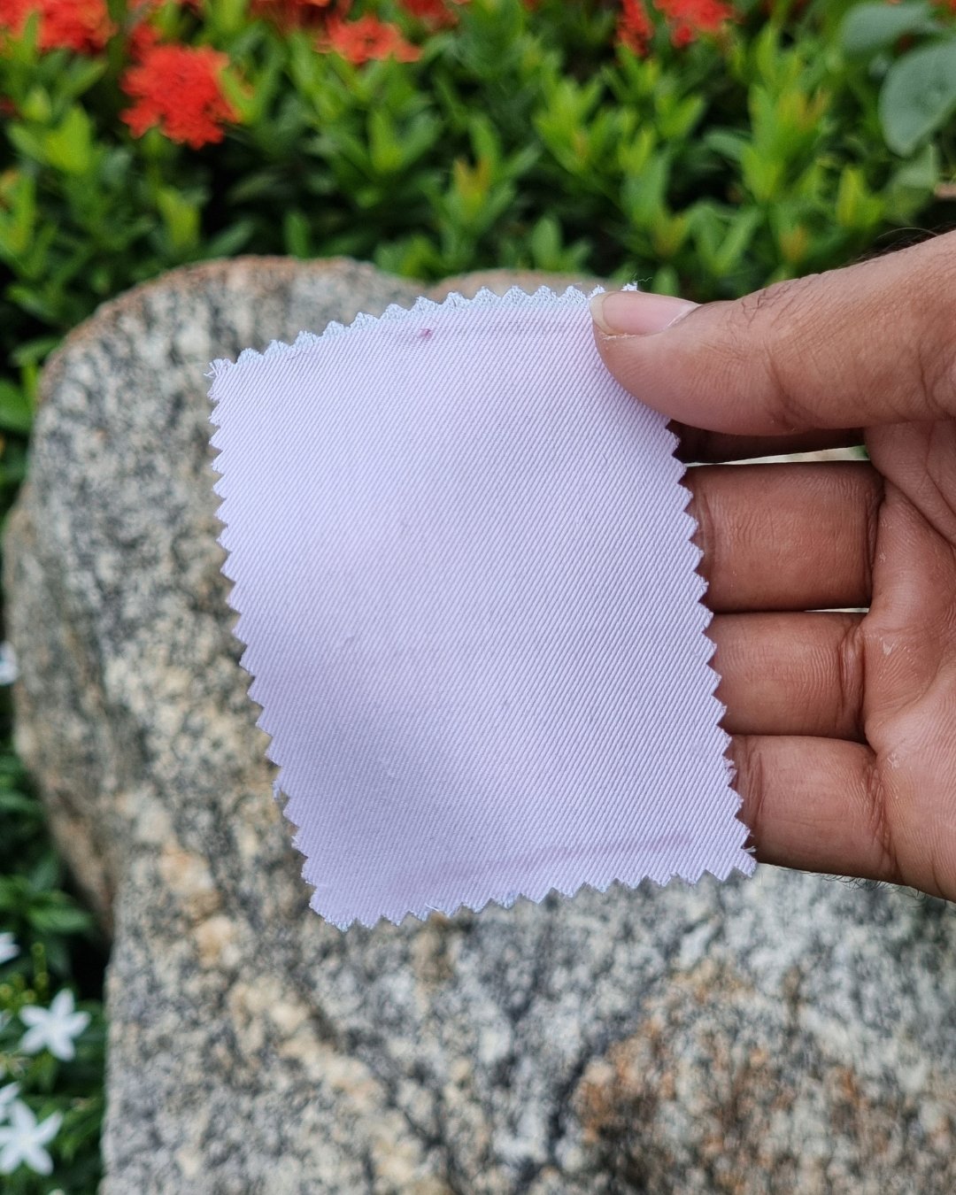 Mauve Twill Italian Cotton Shirt - Additional view 3