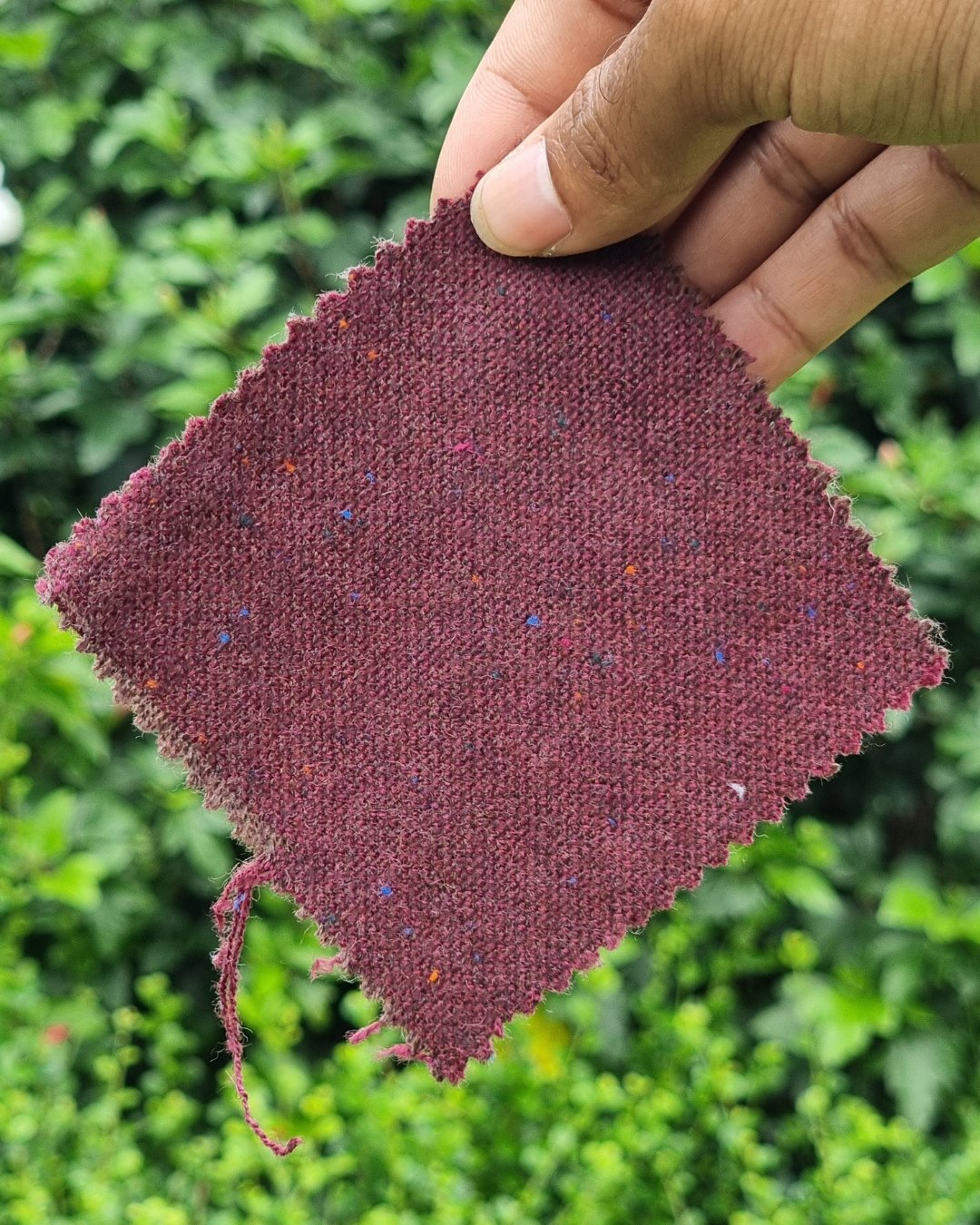 Burgundy Donegal Tweed Blazer - Additional view 1