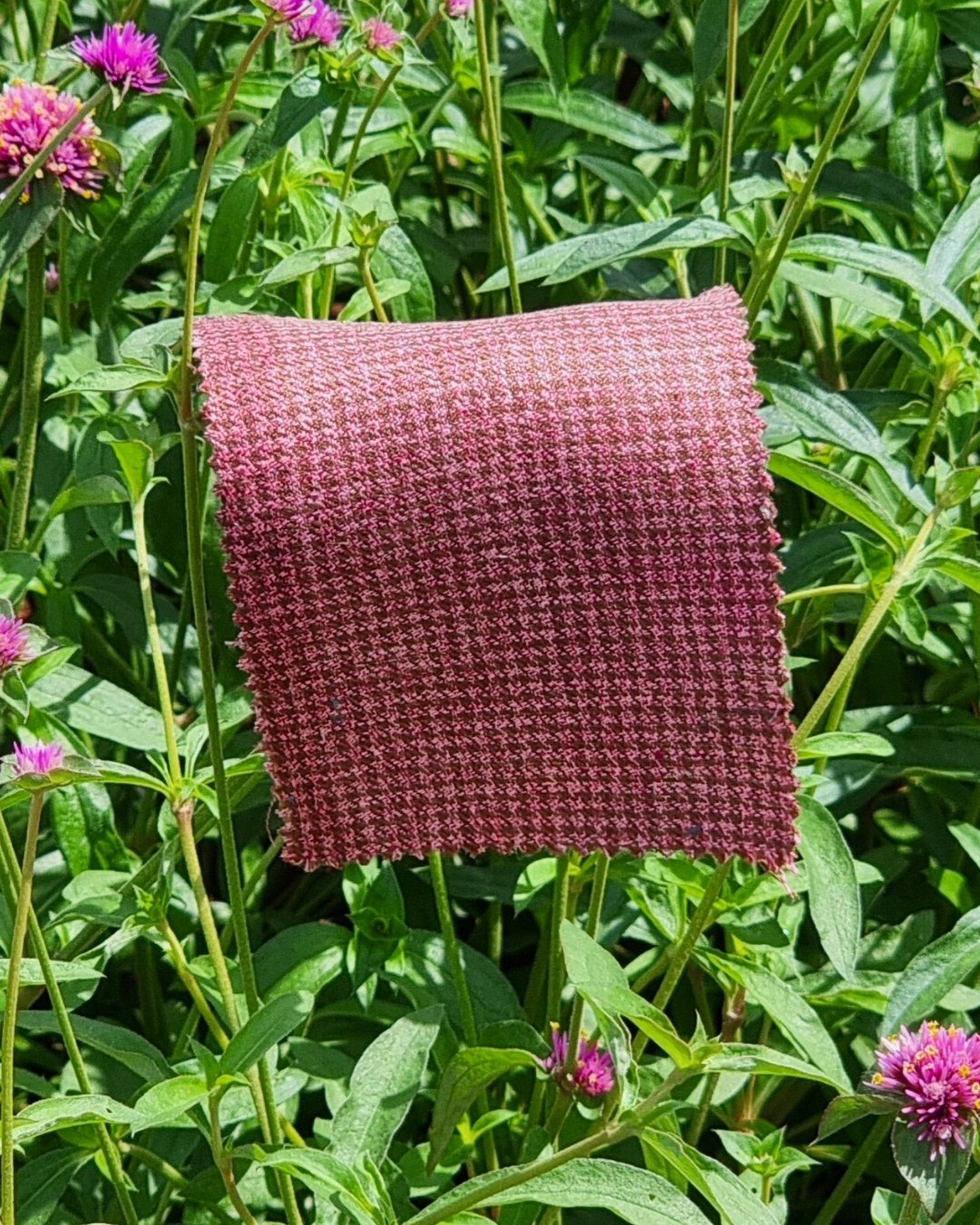 Deep Burgundy Linen Blazer - Additional view 2