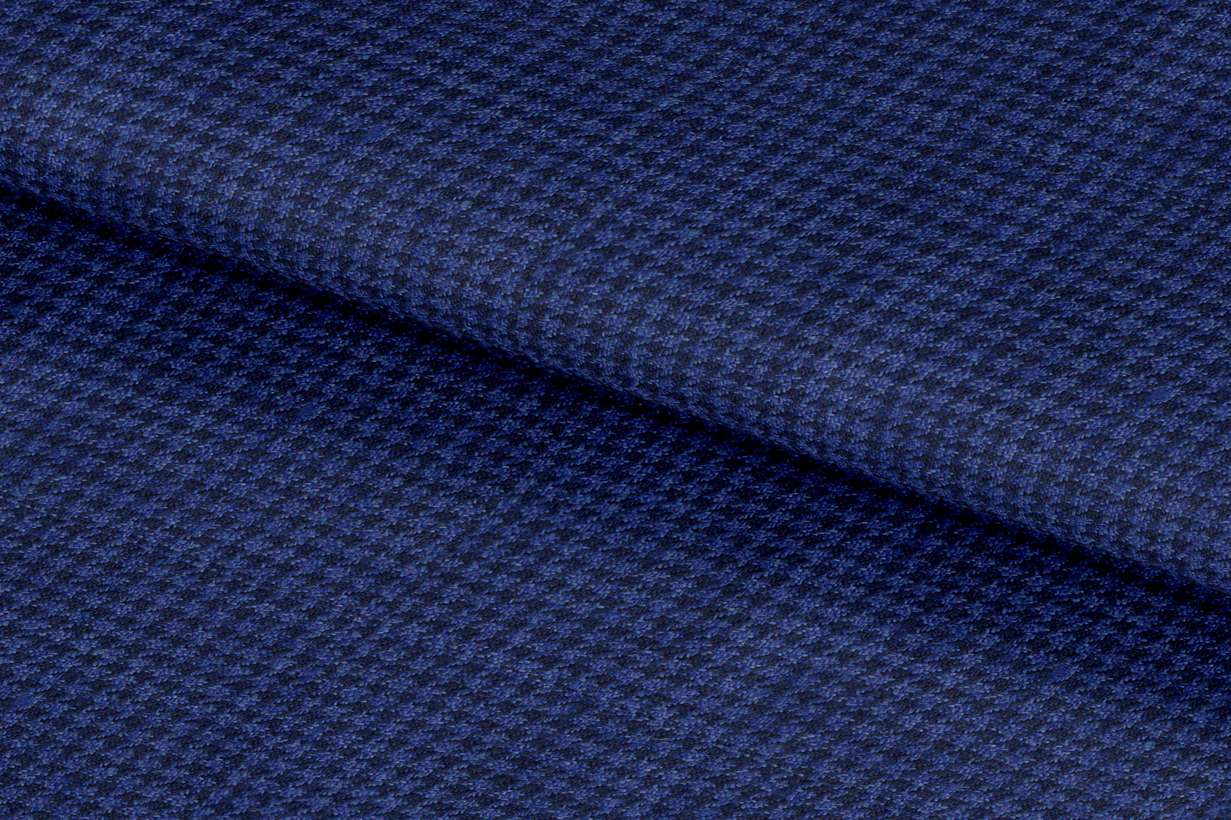 Deep Navy Blue Linen Suit - Additional view 1