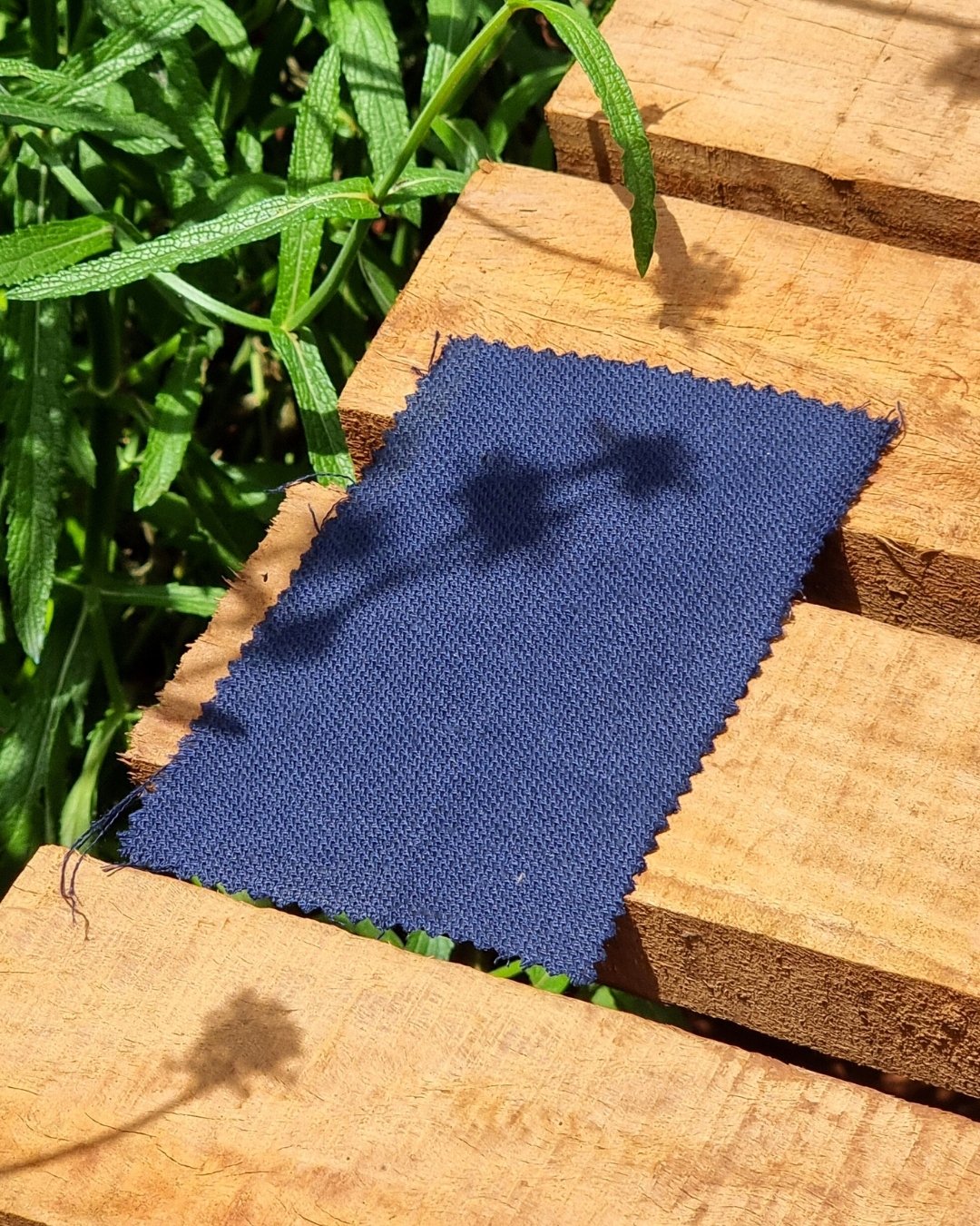 Dark Blue Linen Trousers - Additional view 3