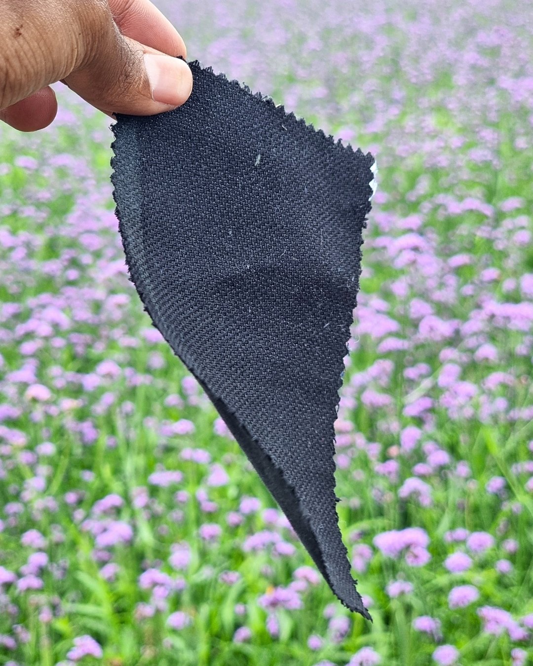 Deep Black Linen Blazer - Additional view 3