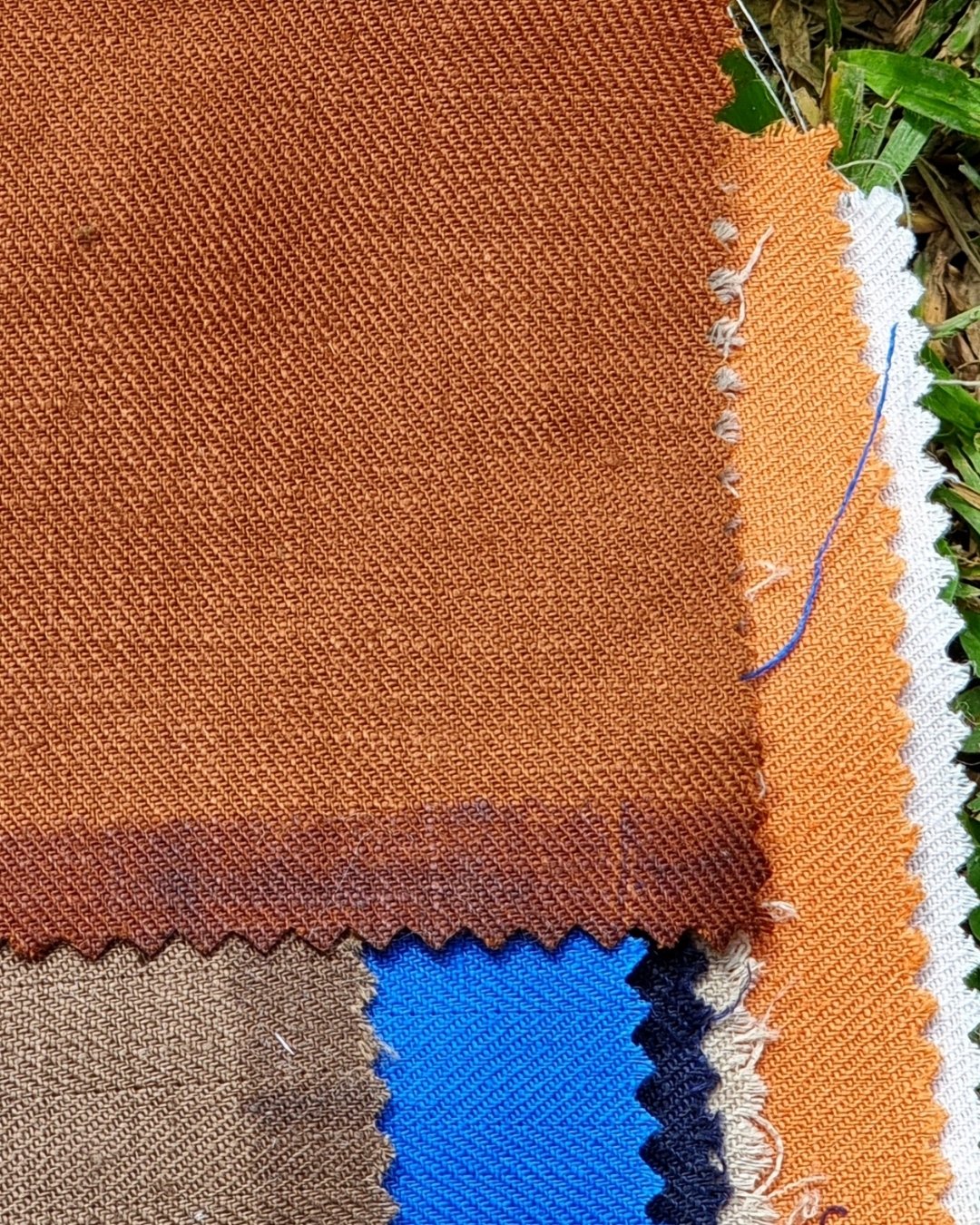 Terracotta Linen Trousers - Additional view 2