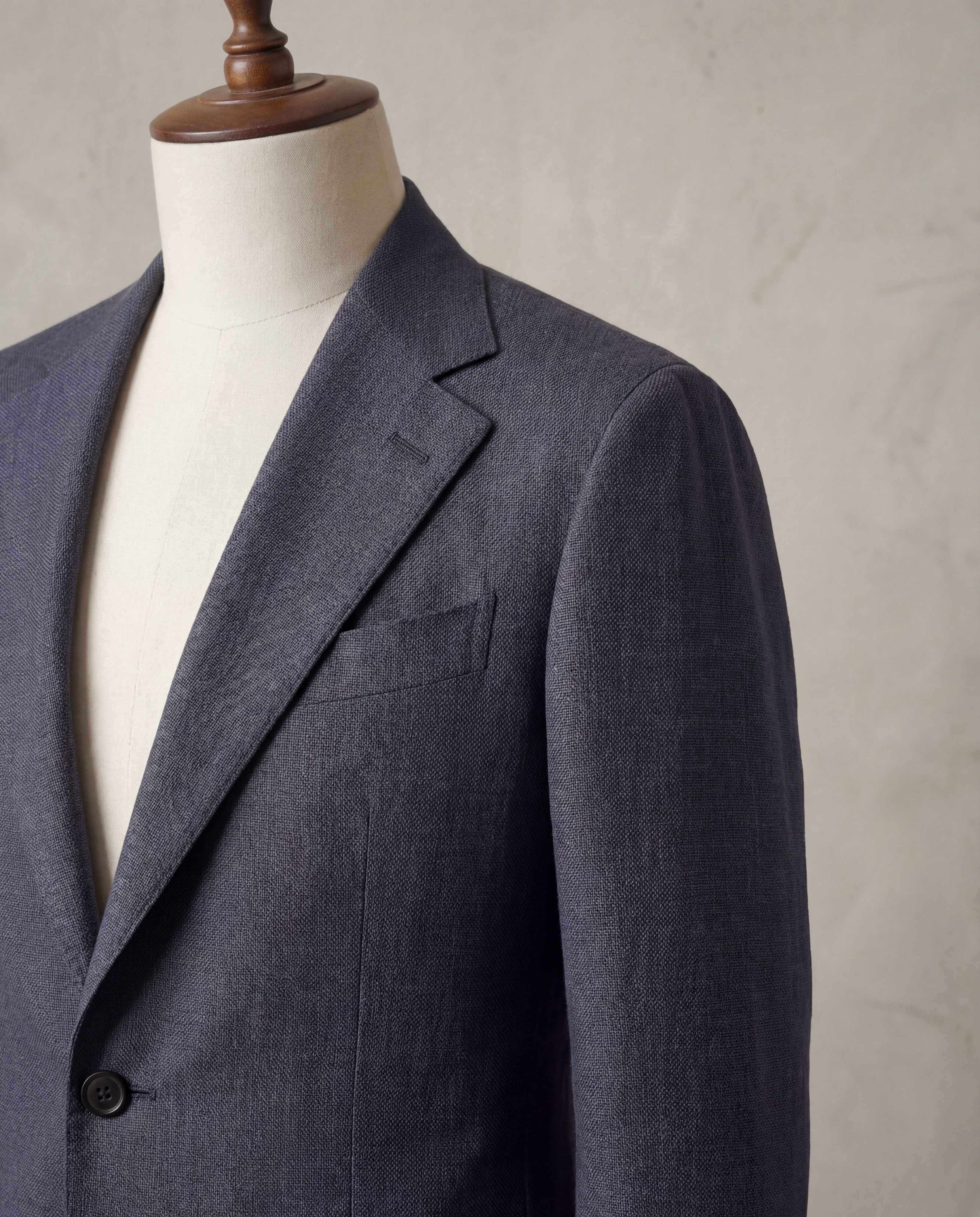 Earth Blue Linen Suit - Additional view 2