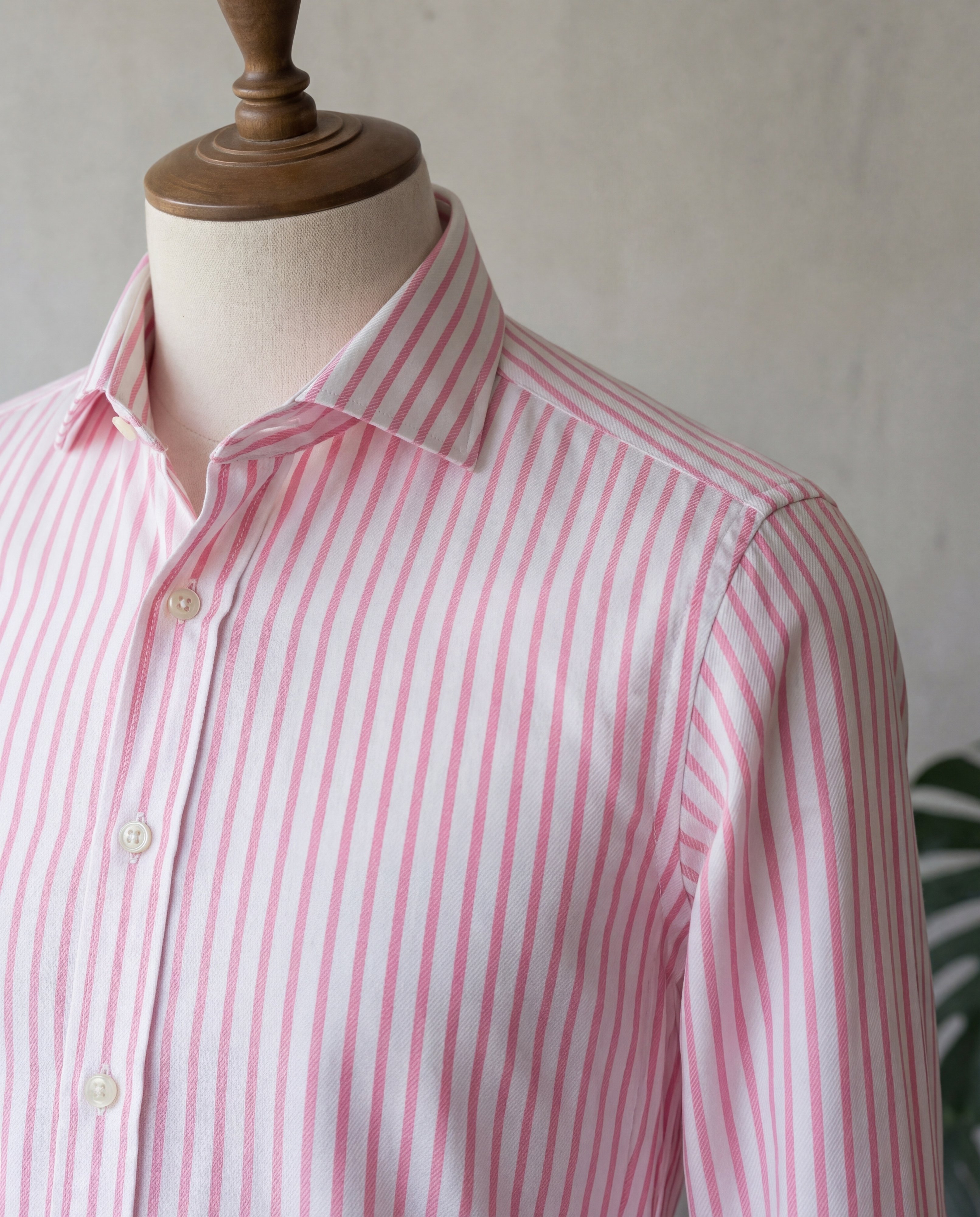 Pink Bengal Stripe Cotton Shirt - Additional view 1