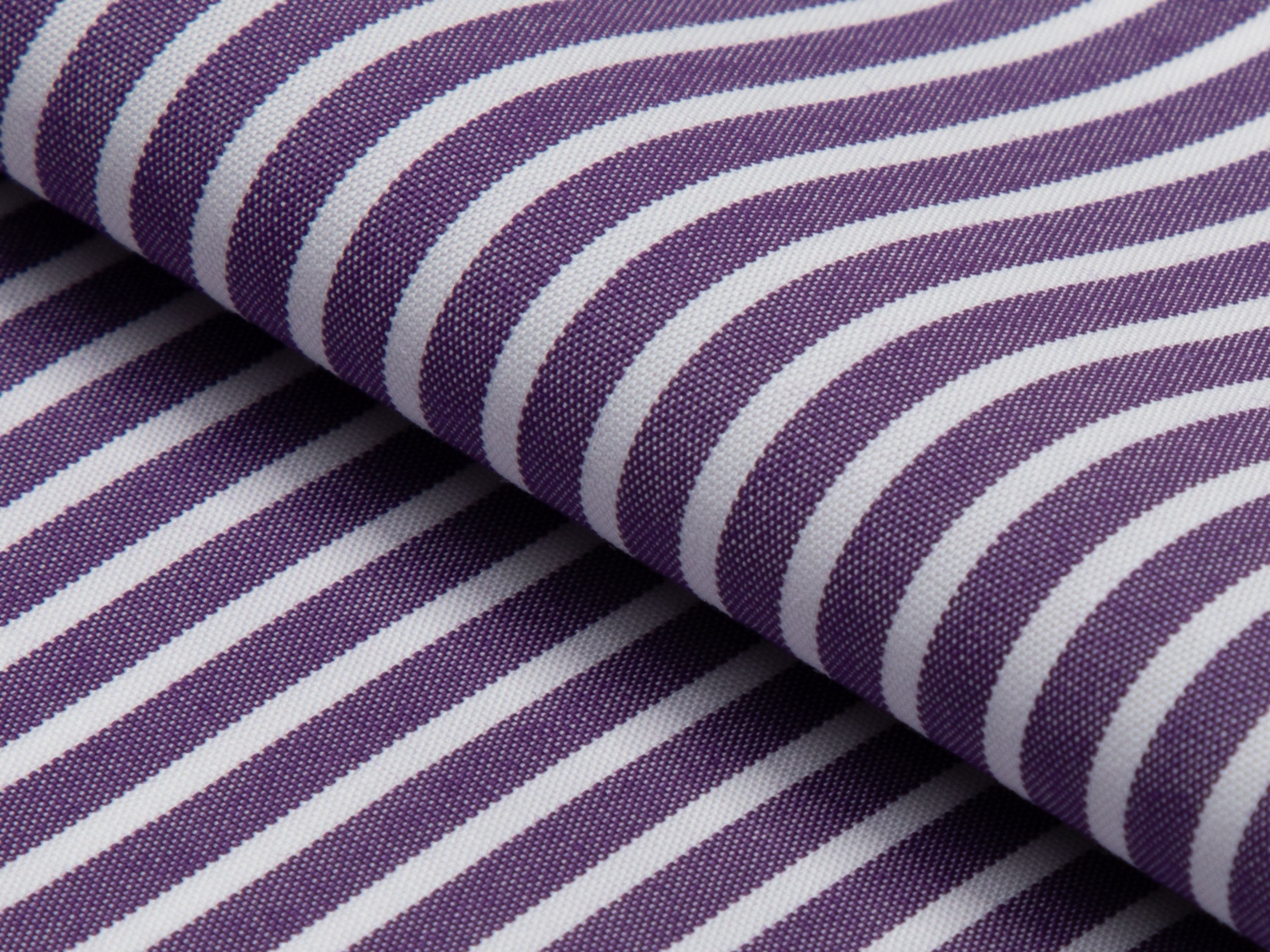 Purple Candy Stripe Cotton Shirt - Additional view 1