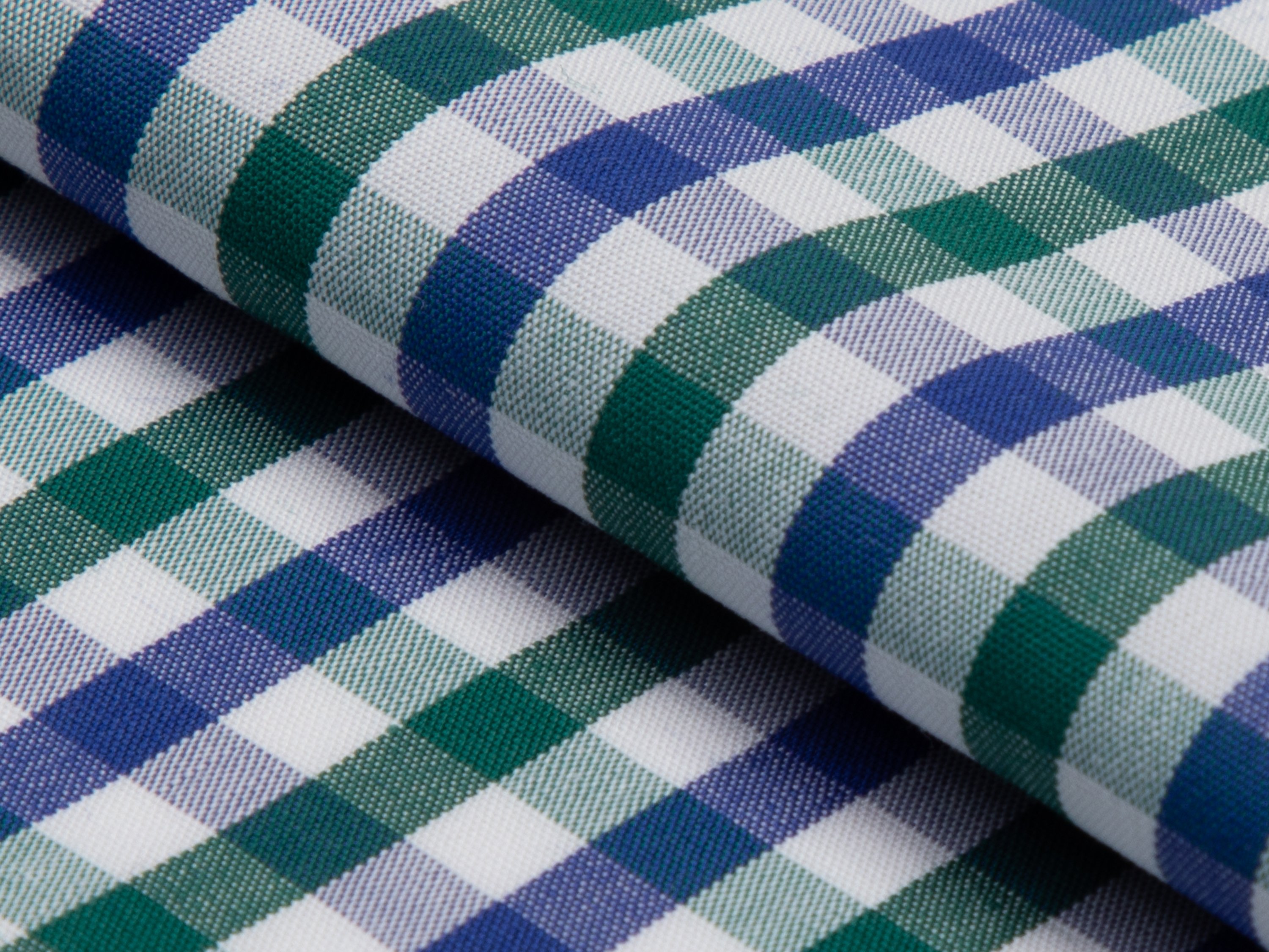 Green & Blue Plaid Cotton Shirt - Additional view 2