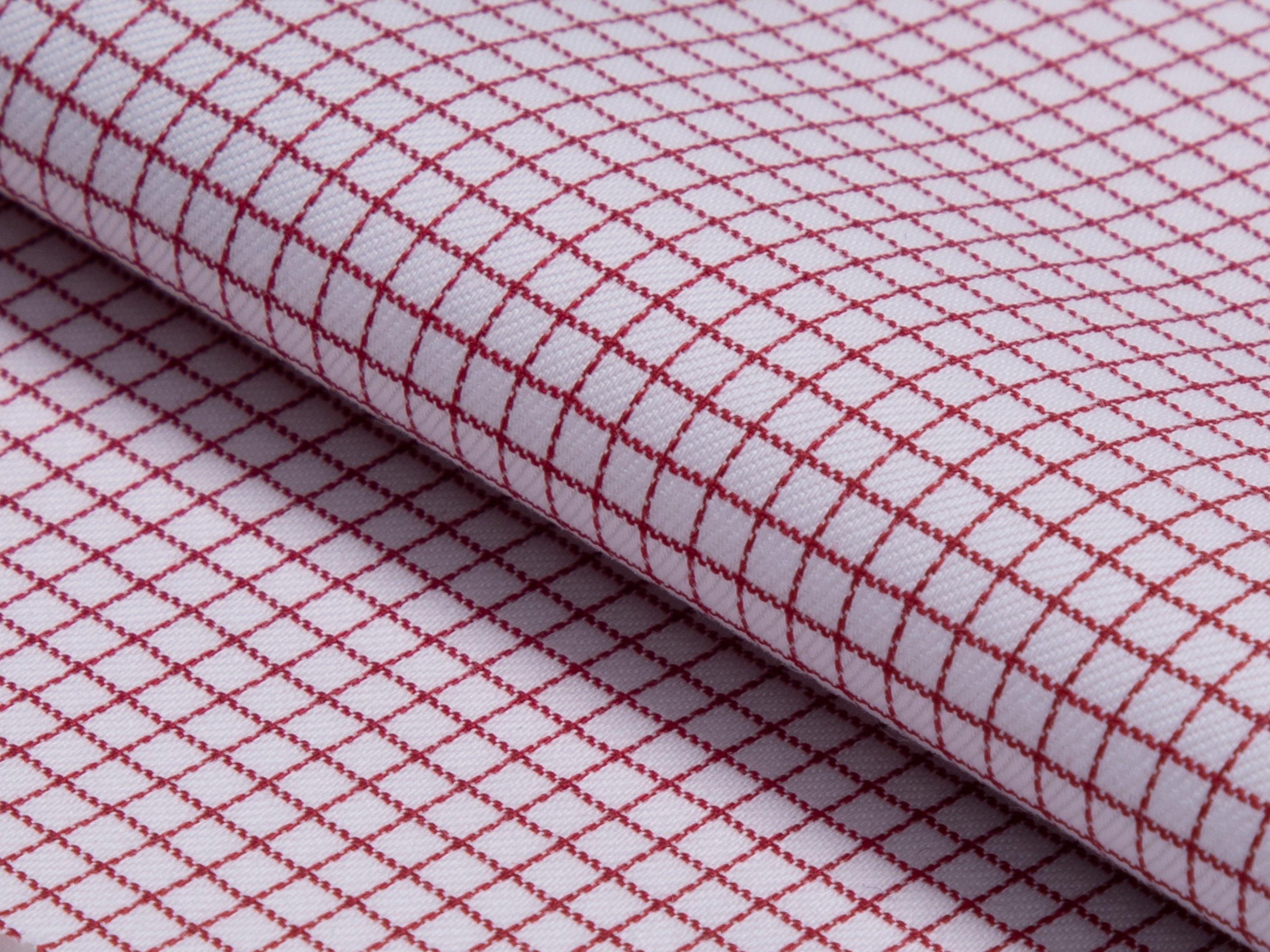 Red Tattersall Cotton Shirt - Additional view 2