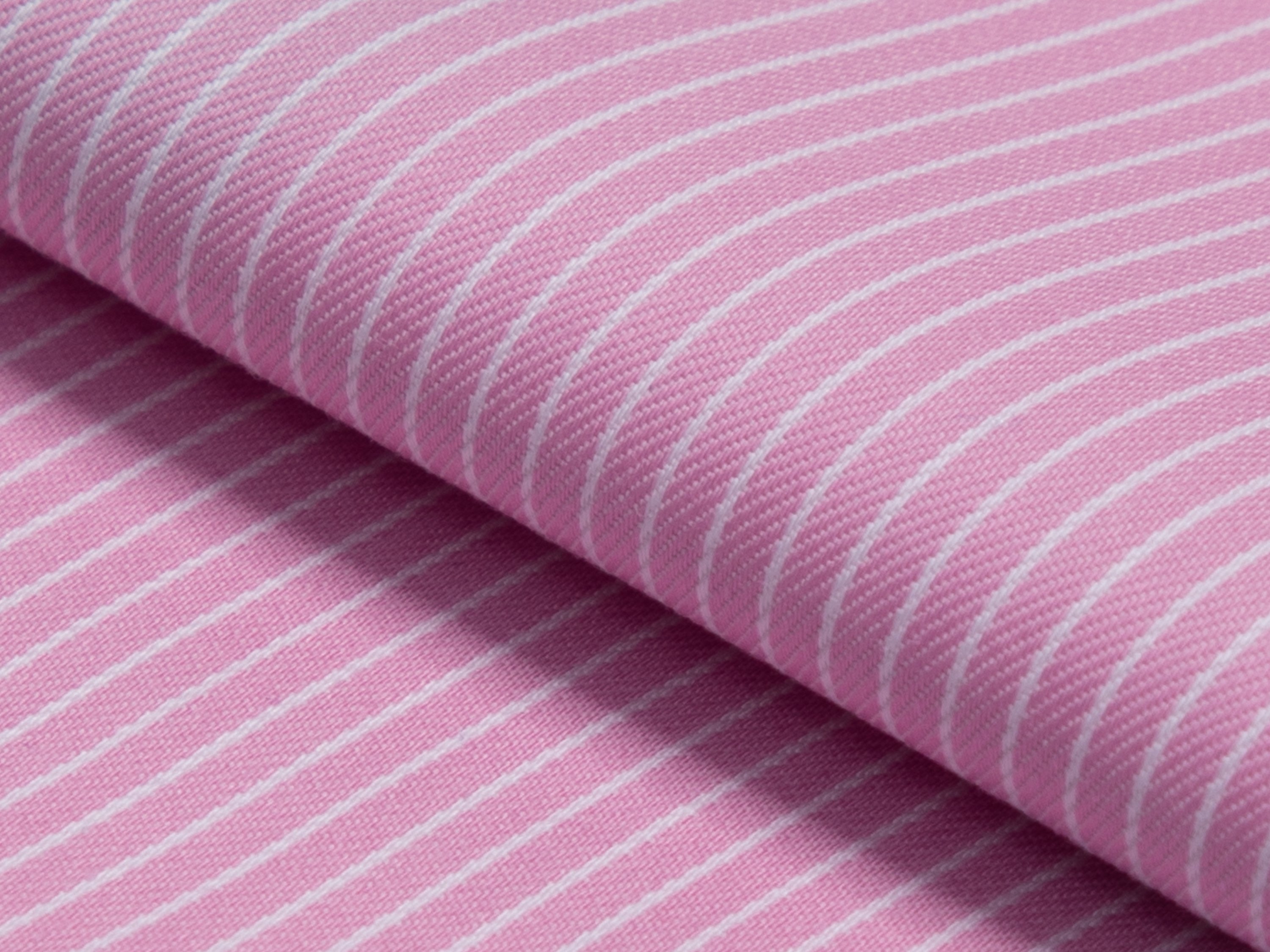 Pink Reverse Stripe Cotton Shirt - Additional view 3