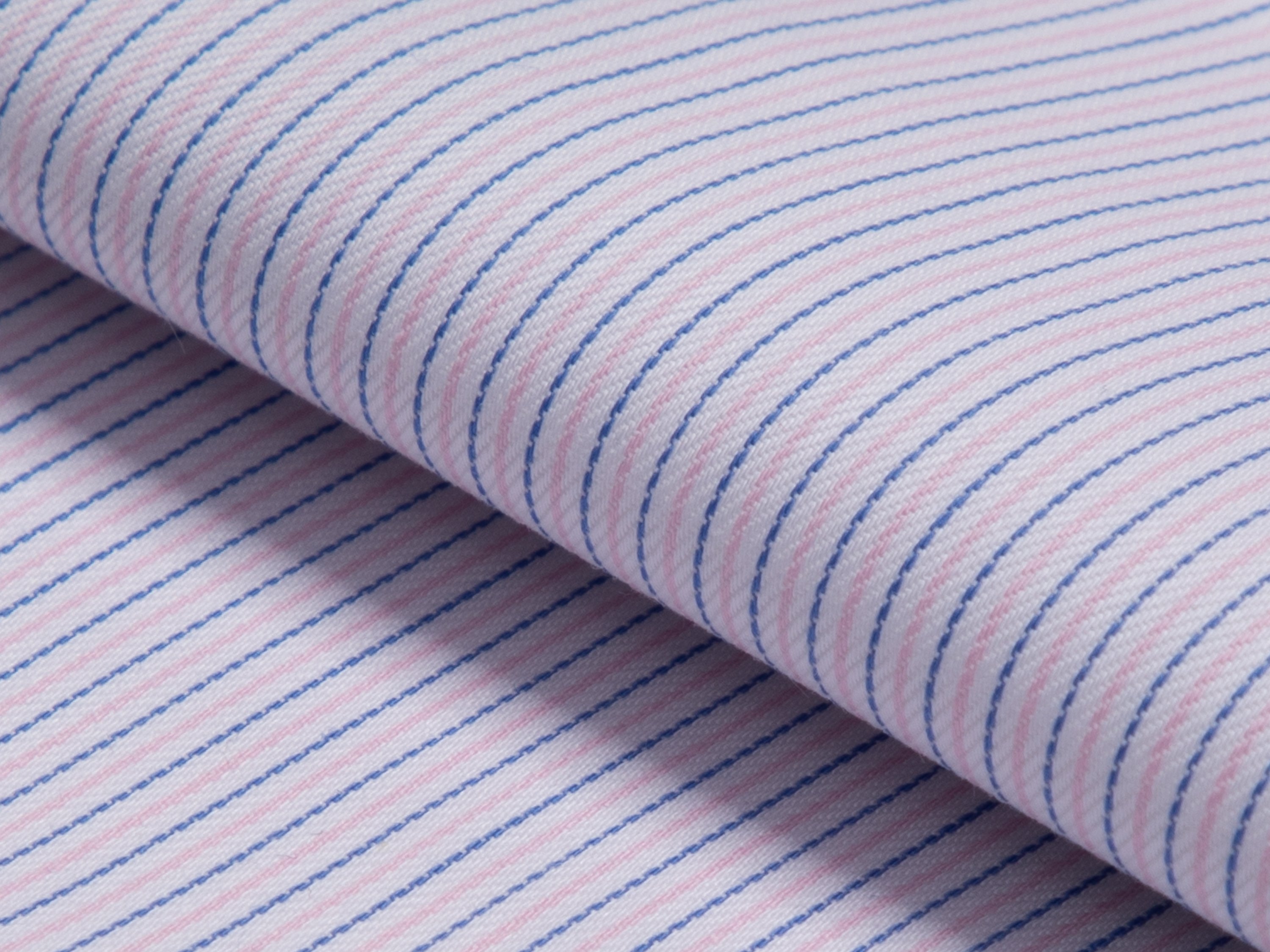 Pink Fine Multistripe Cotton Shirt - Additional view 1