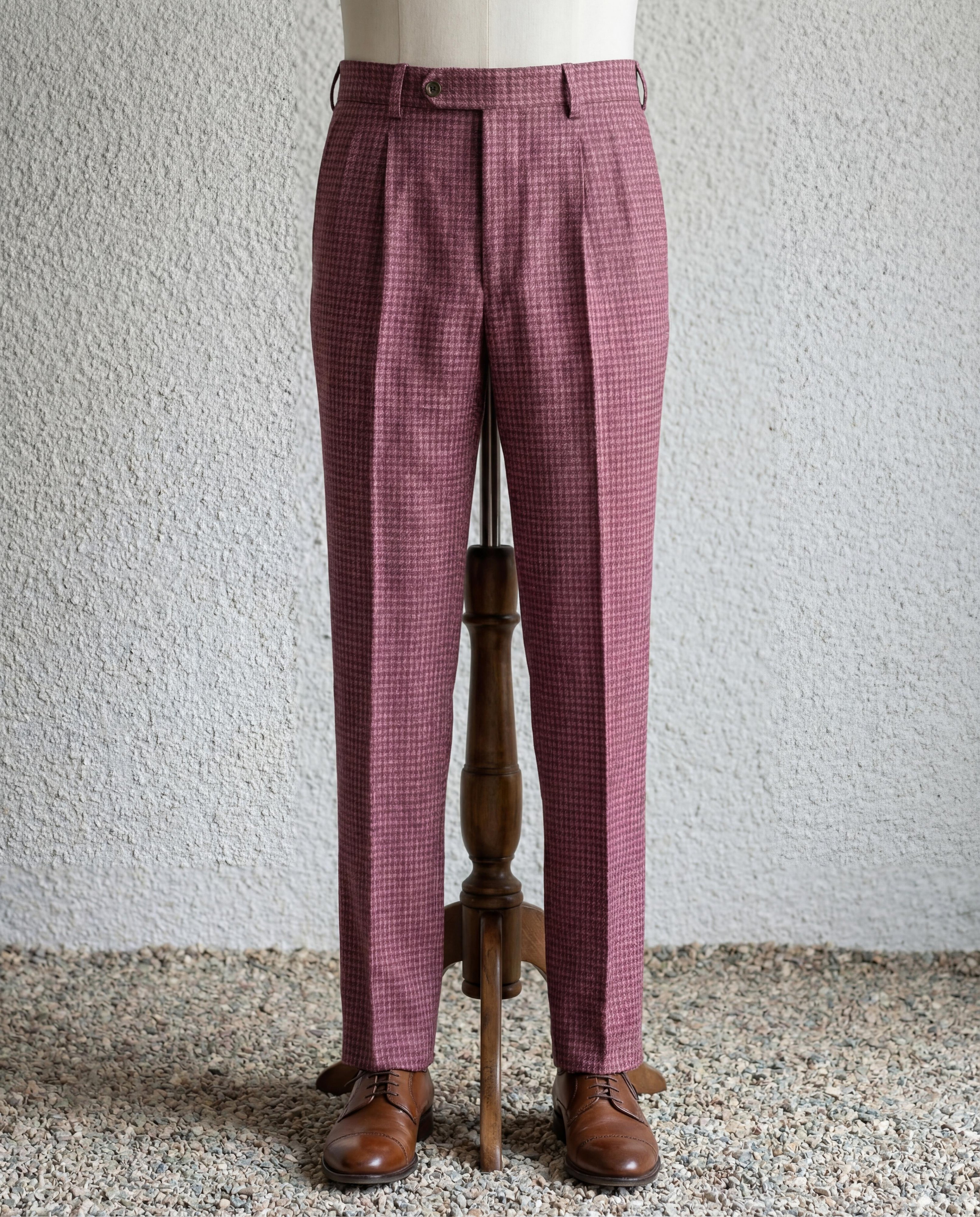 Deep Burgundy Linen Suit - Additional view 2