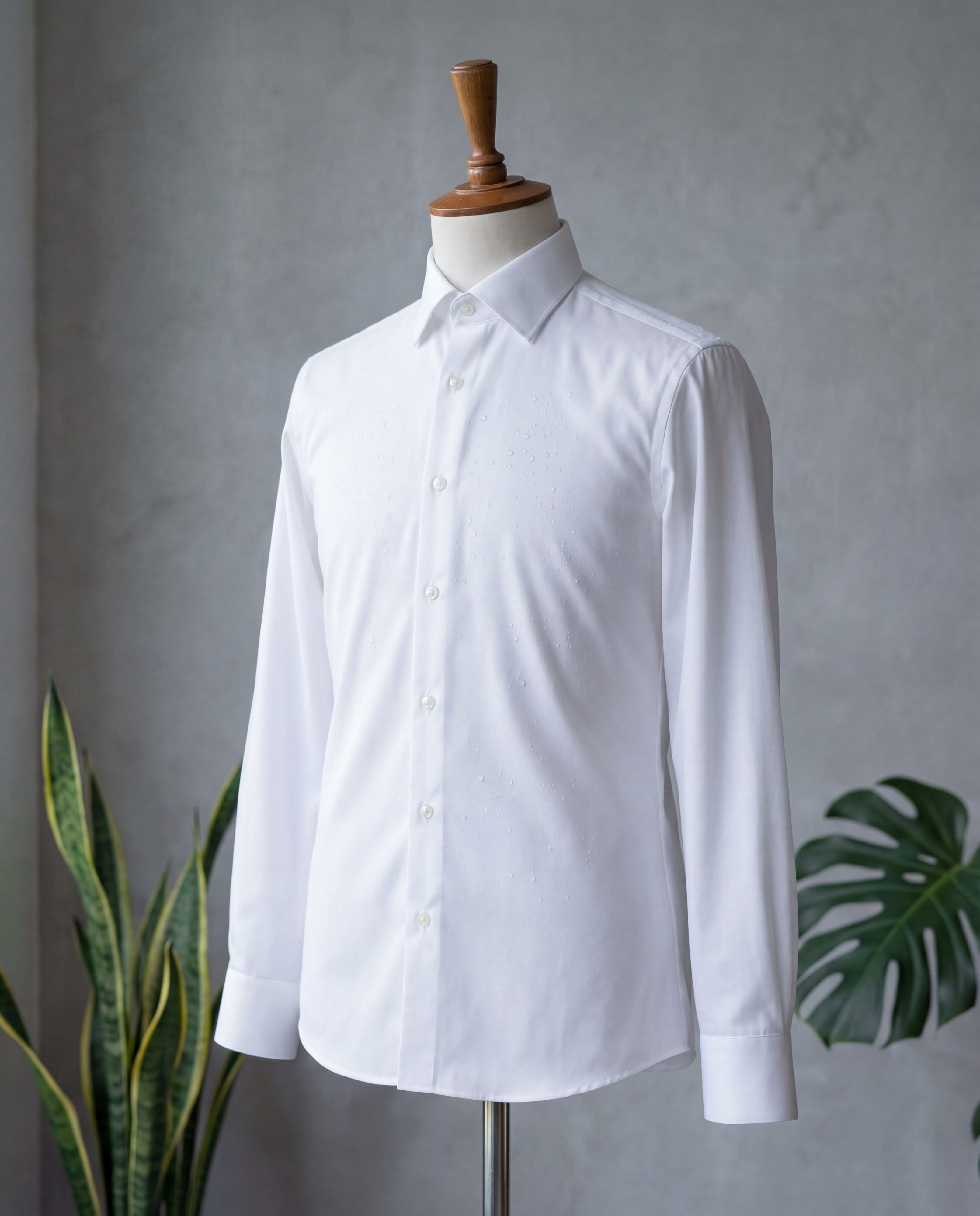 Classic White Water-Resistant Shirt - Additional view 3