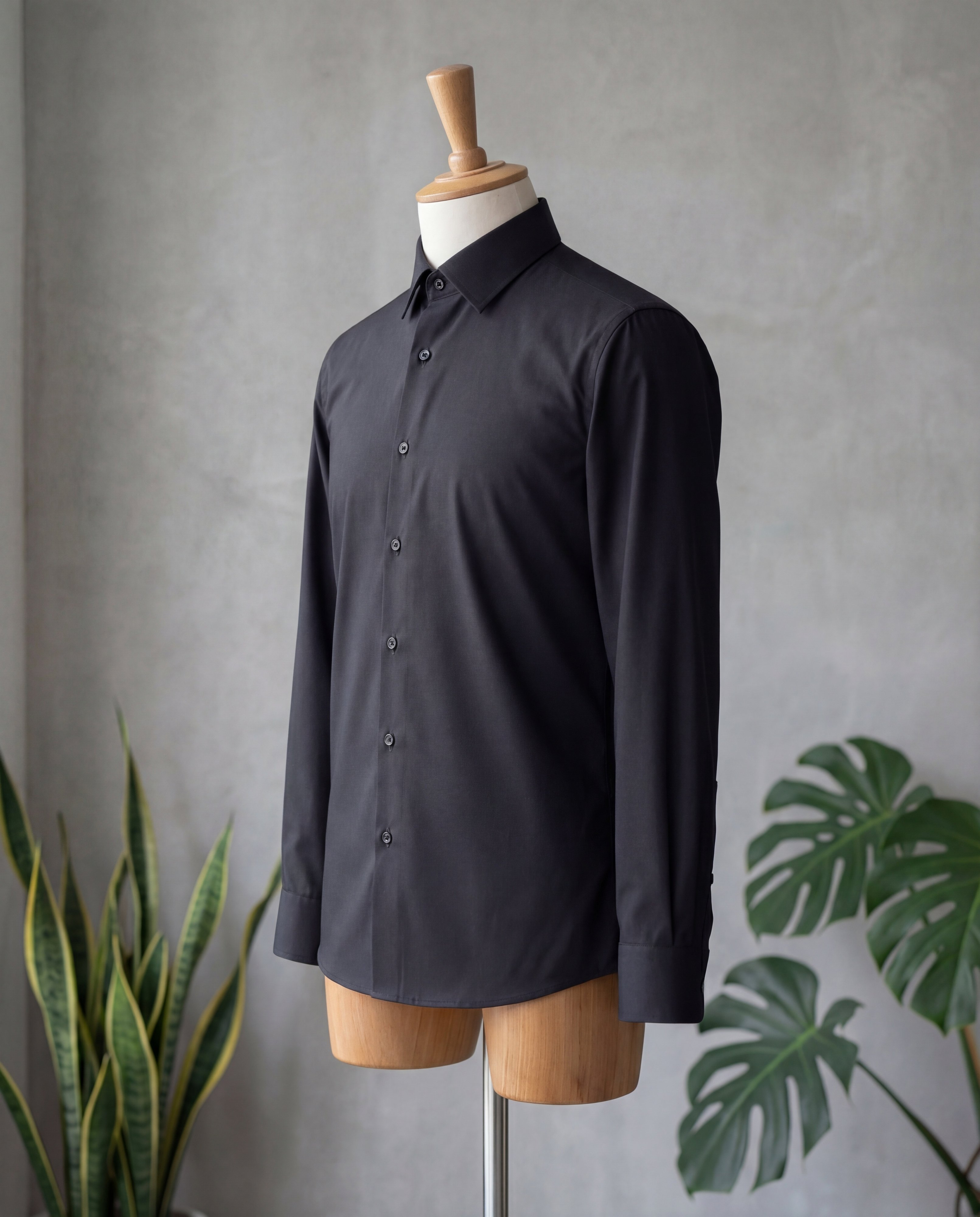 Jet Black Water-Resistant Shirt - Additional view 2