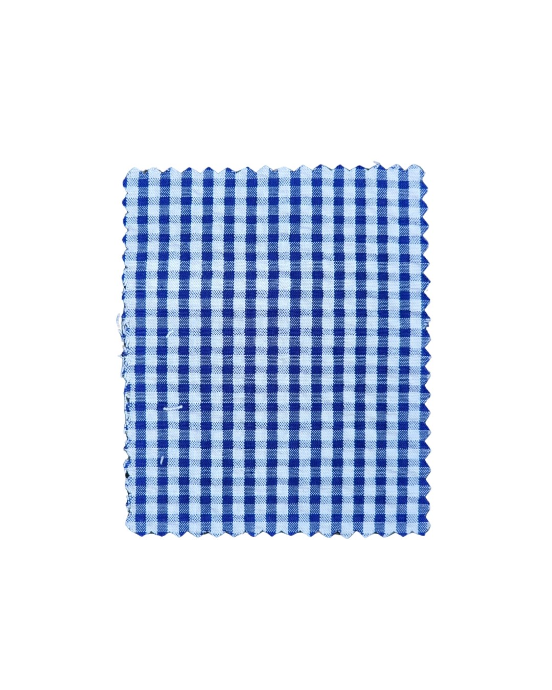 Sky Blue Gingham Seersucker - Additional view 3