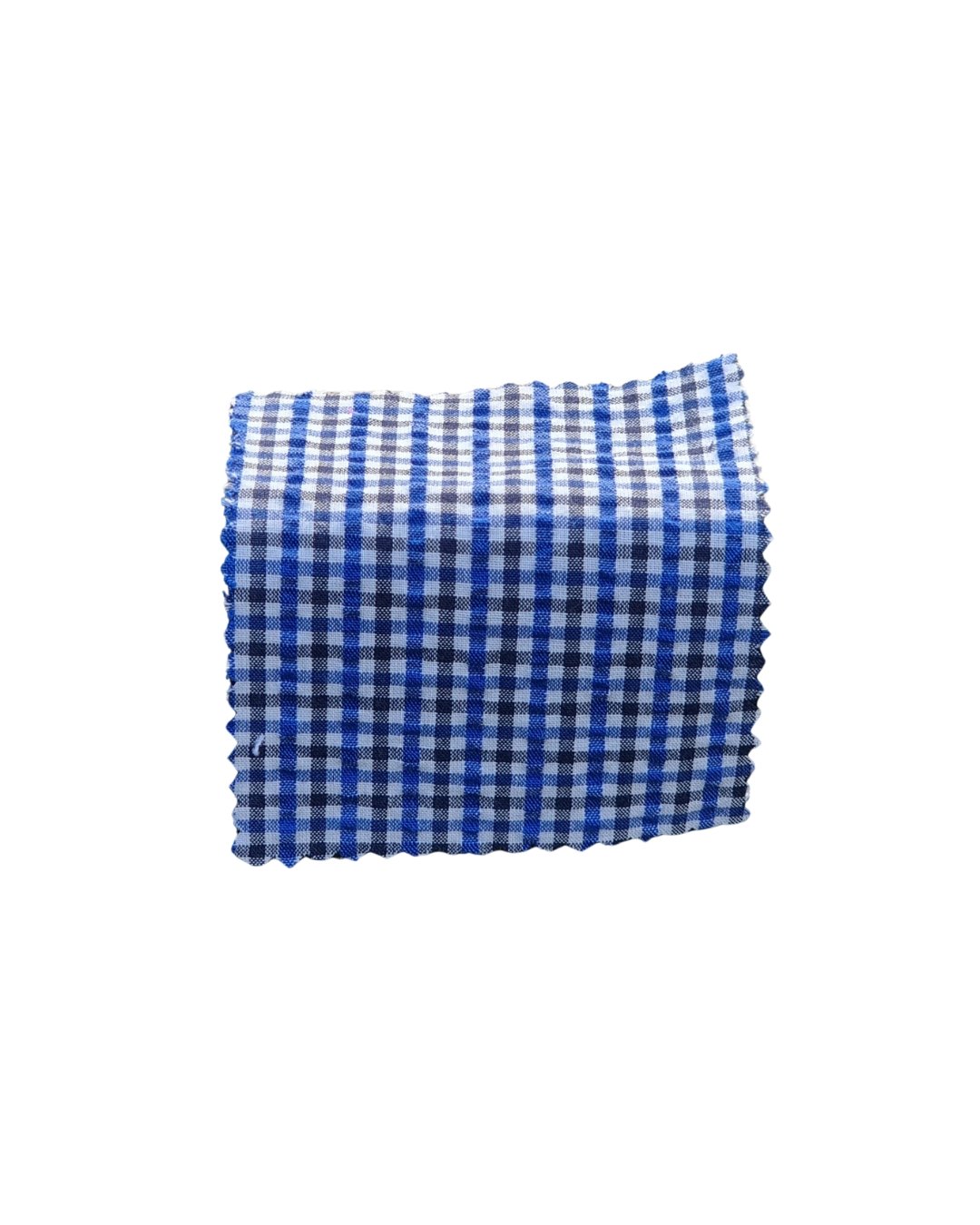 Fresh Blue Gingham Seersucker - Additional view 3