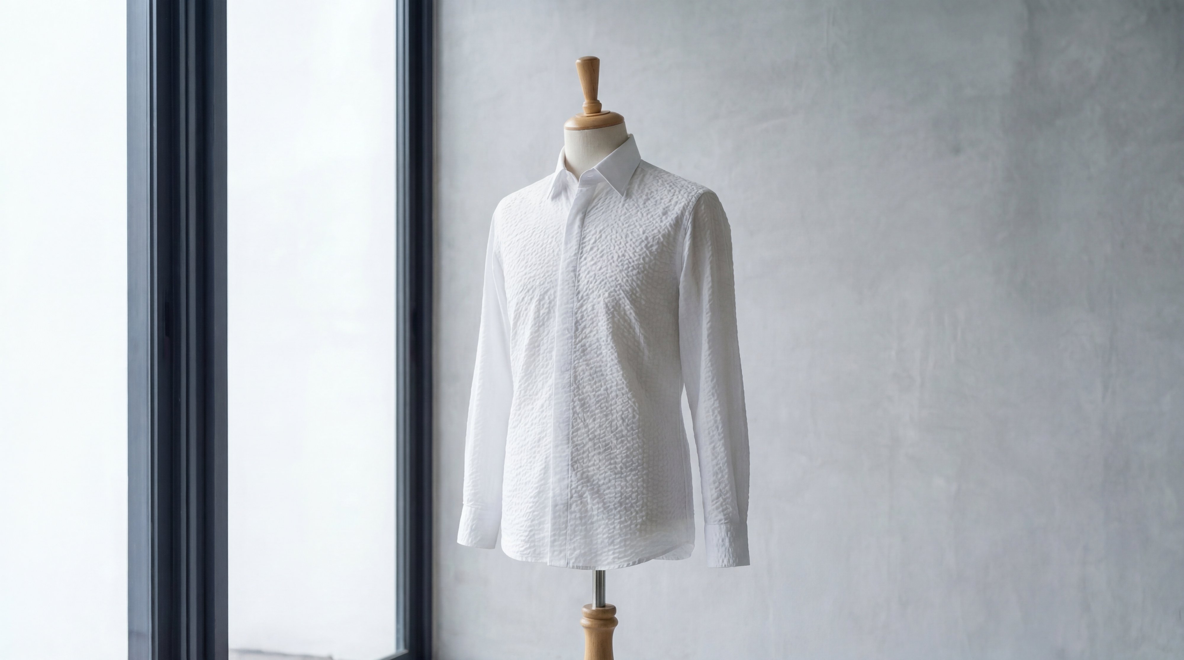 Classic White Seersucker