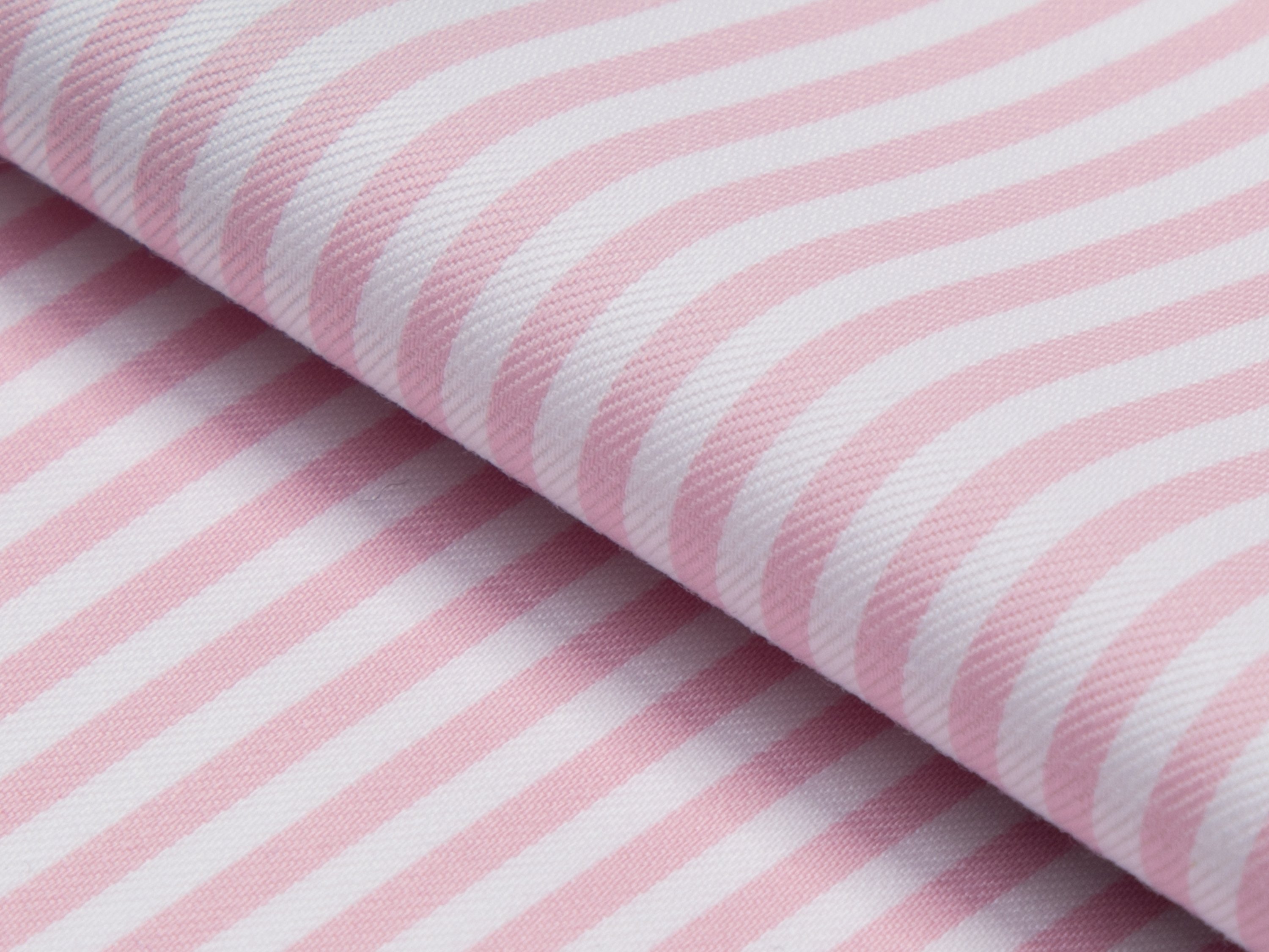 Pink Awning Stripe Cotton Shirt