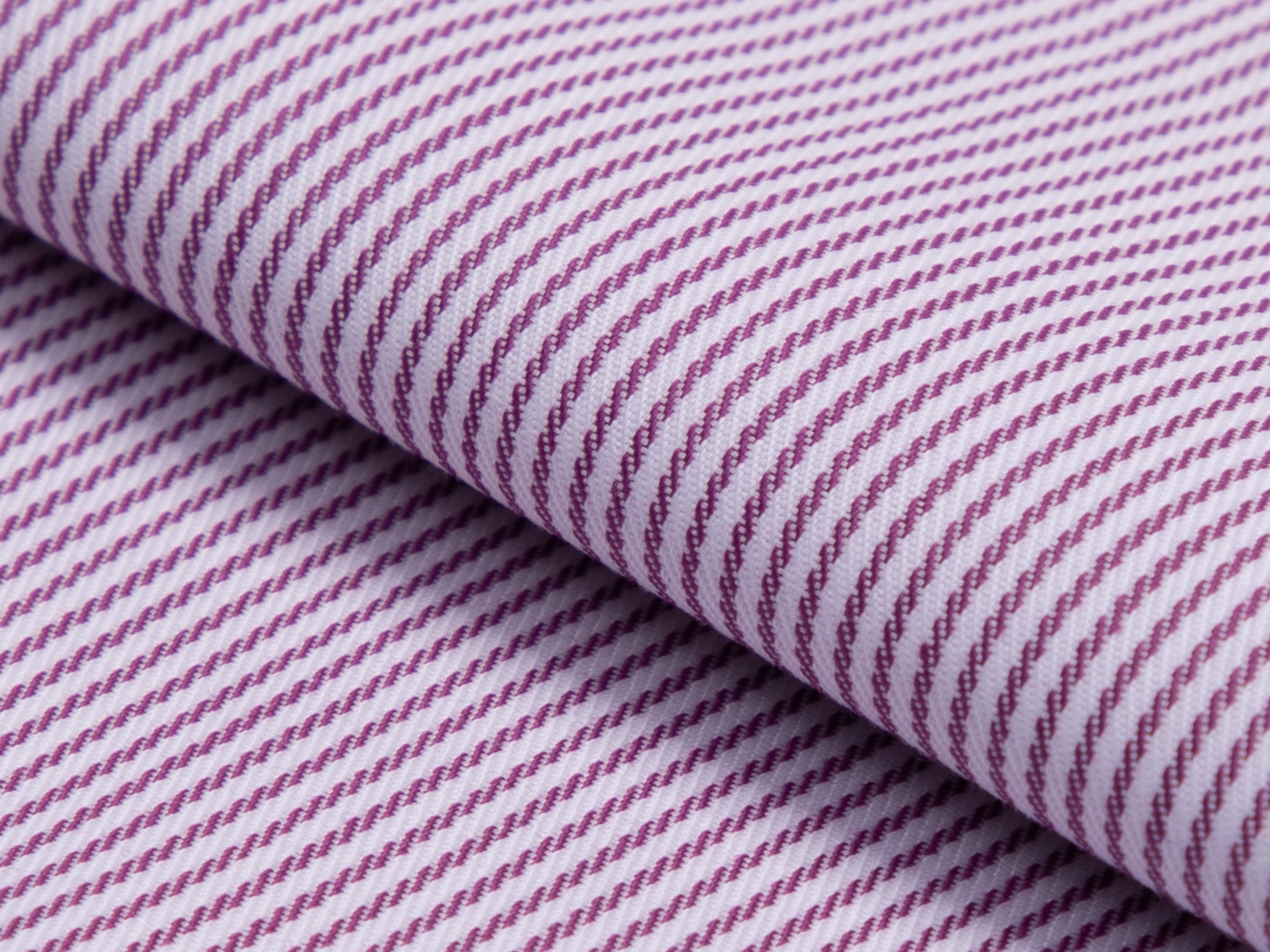 Purple Hairline Stripe Cotton Shirt