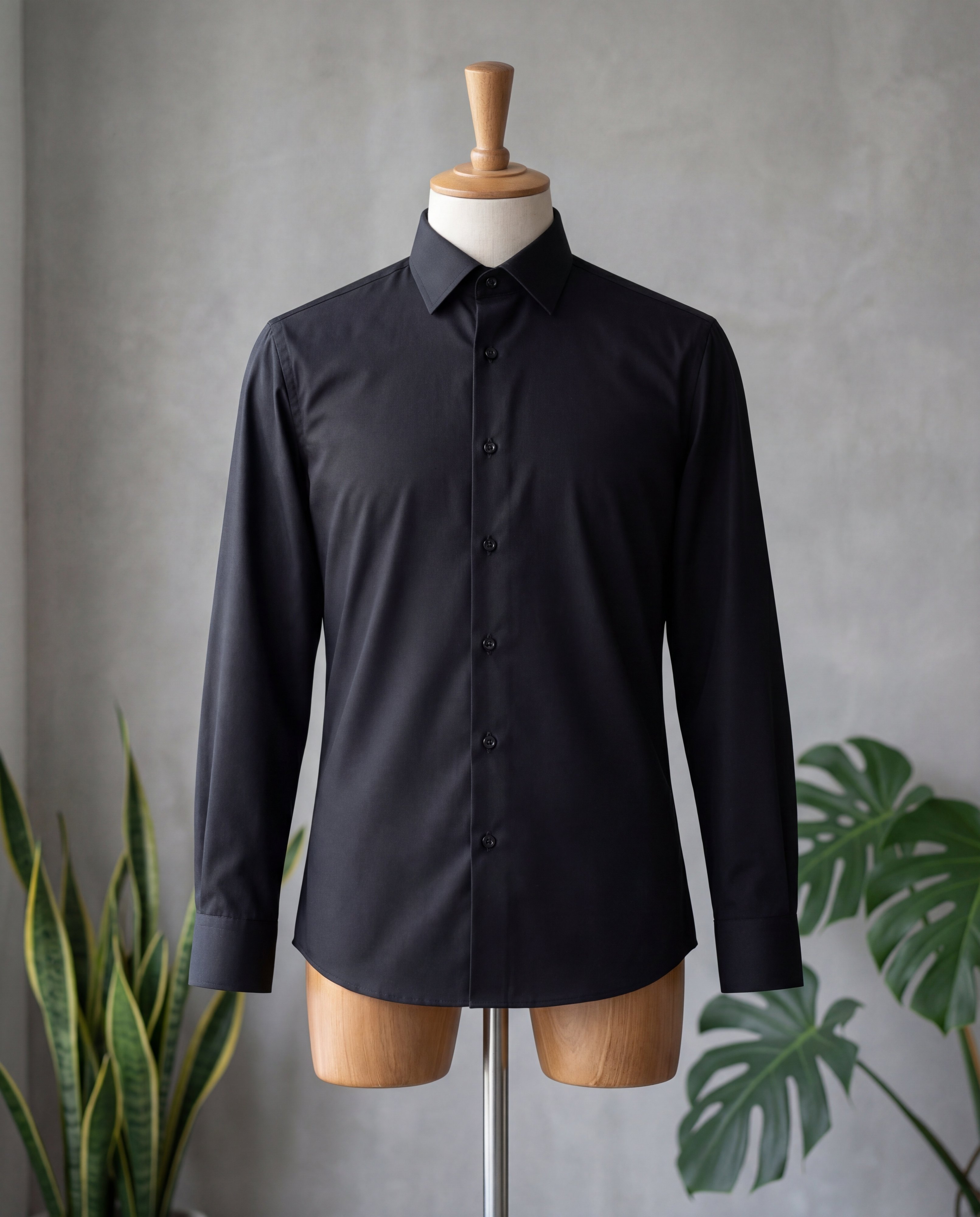 Jet Black Water-Resistant Shirt