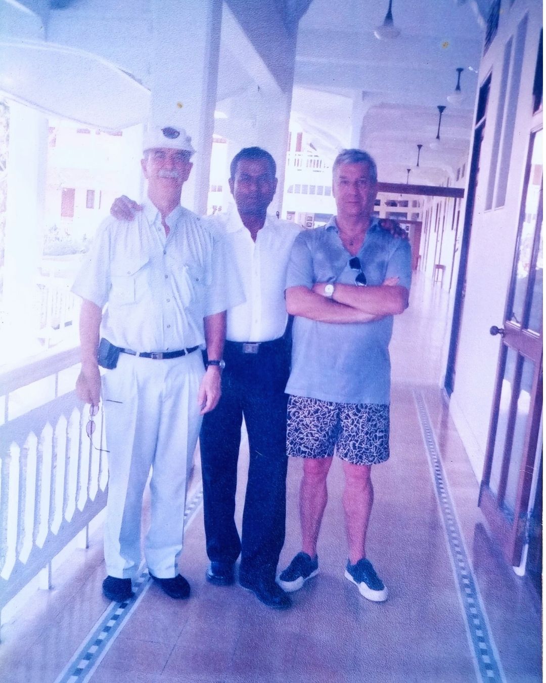 Father with US Navy clients in Thailand